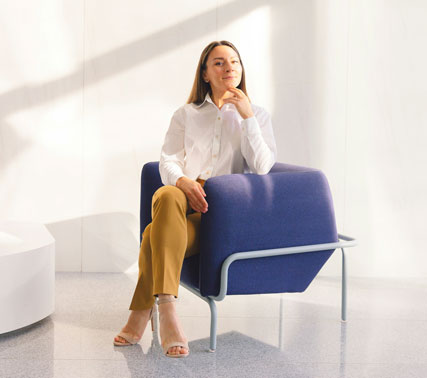 Focused student working on a laptop